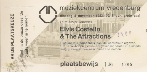 Elvis Costello and The Attractions, 8 november 1983