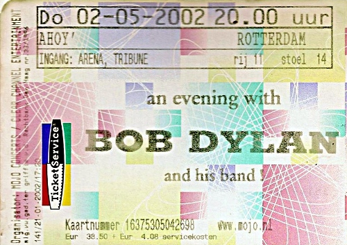 Ticket Bob Dylan