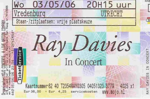 Ticket Ray Davies