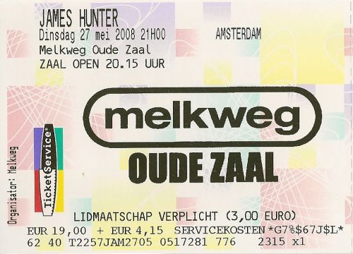 Ticket James Hunter