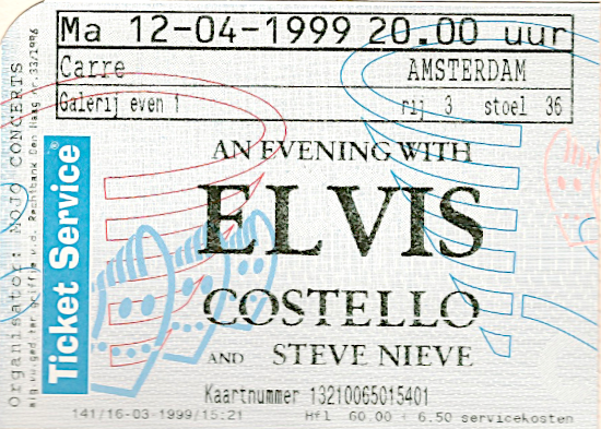 Ticket Costello/Nieve Carre