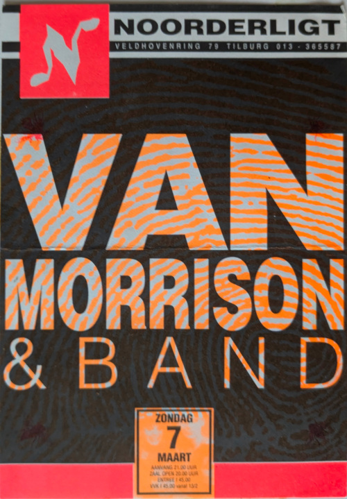 Ticket Van Morrison Noorderligt Tilburg